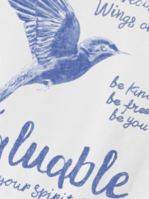 NAME IT T-shirt Francine Bright White